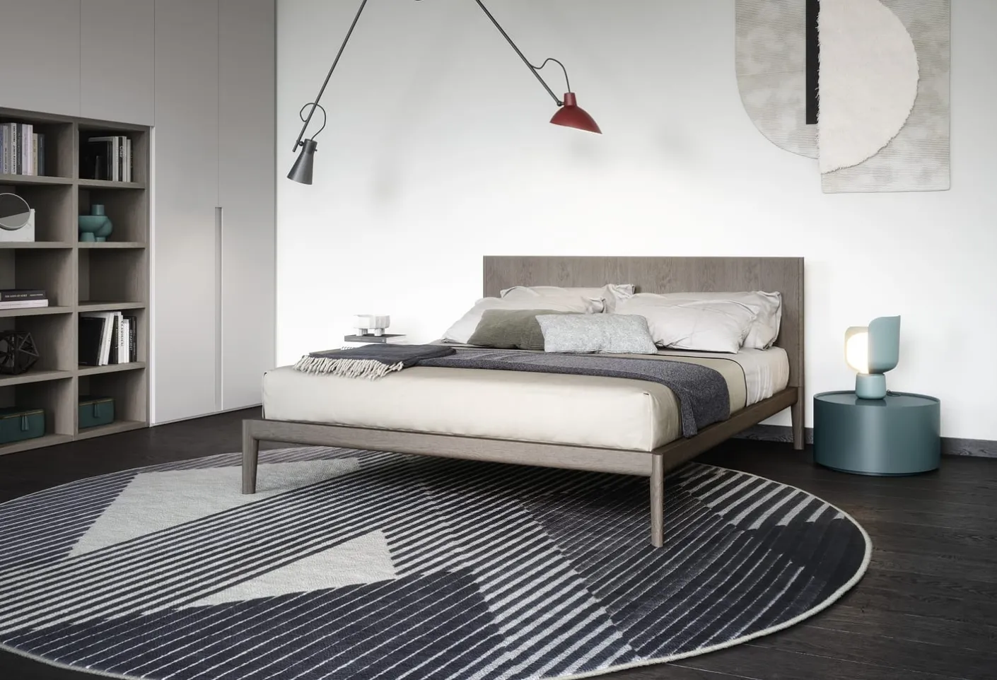 Letto Neos in Rovere di Novamobili