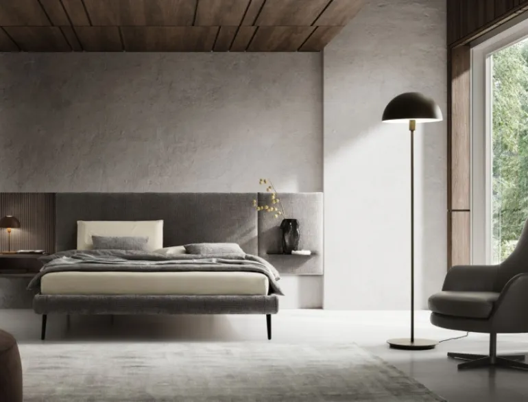 Letto in tessuto Wall di Le Comfort