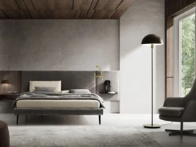 Letto in tessuto Wall di Le Comfort