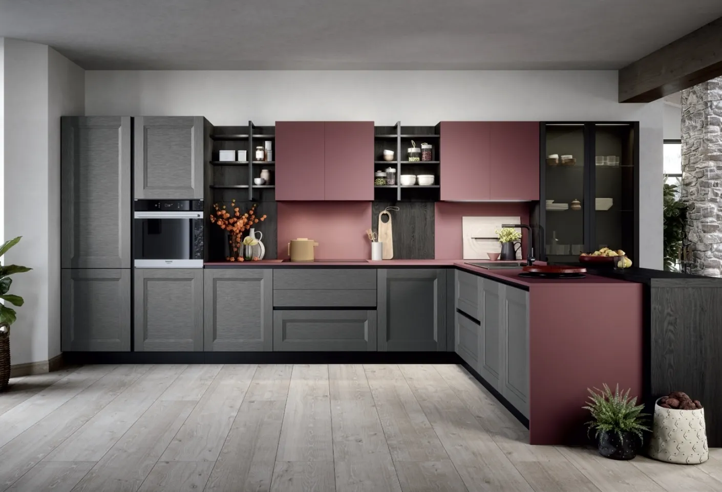 Cucina Classica angolare Asia 06 di Forma Cucine