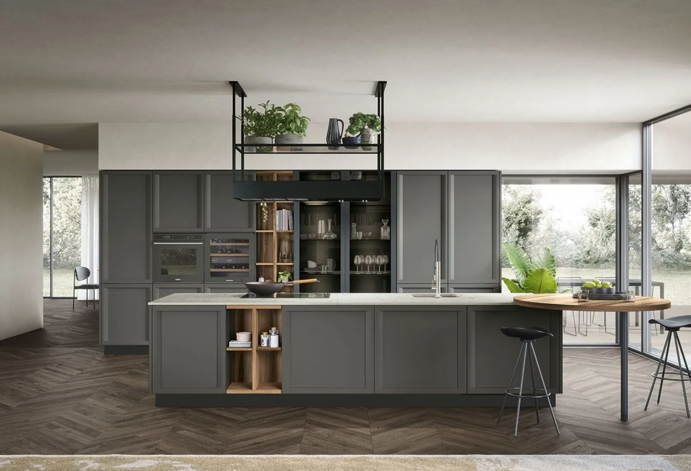 Cucina Classica con isola Bellaria 01 di Forma Cucine