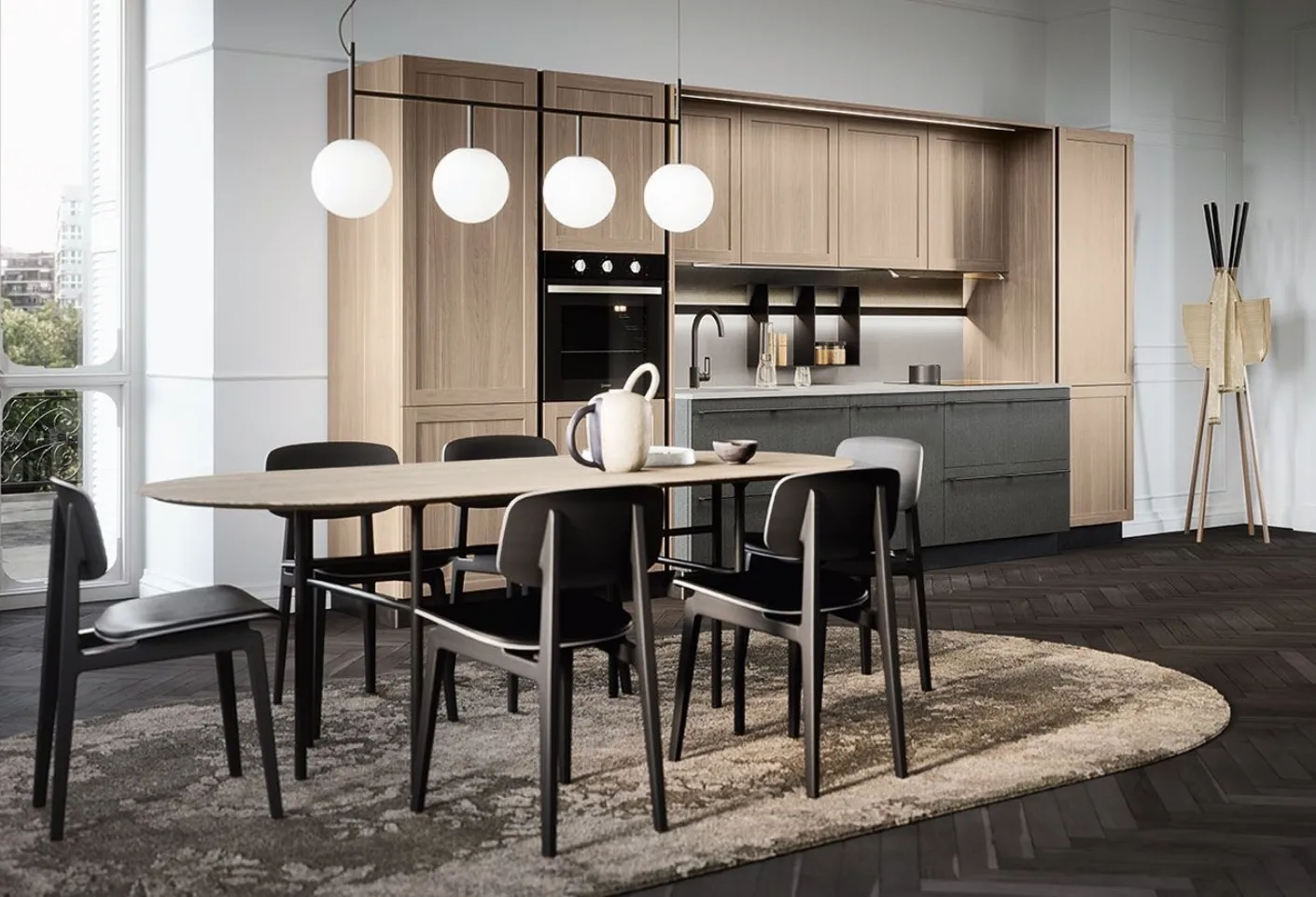 Cucina Classica lineare River 04 di Forma Cucine