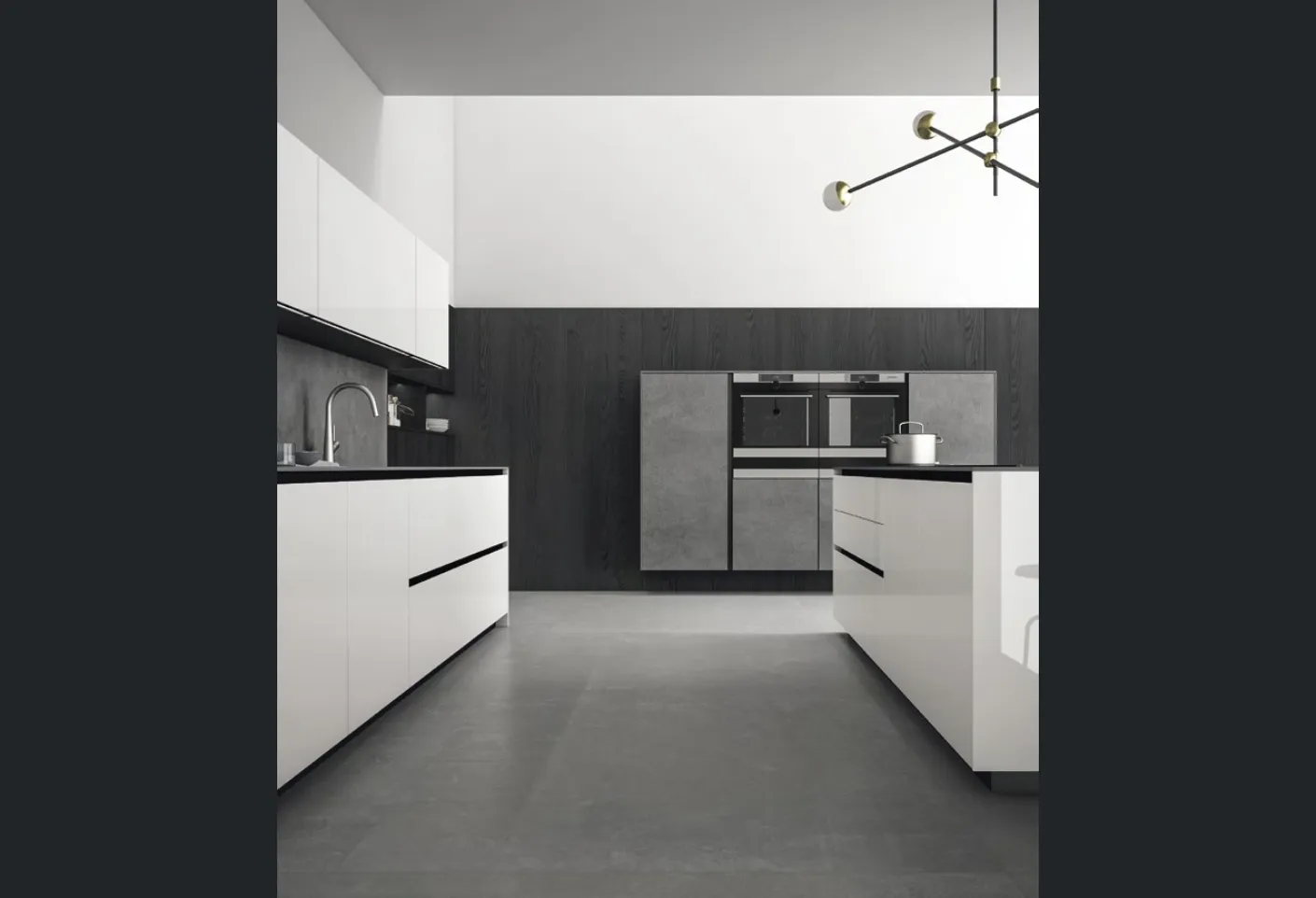 Cucina Design Aspen composizione 5 di Doimo Cucine