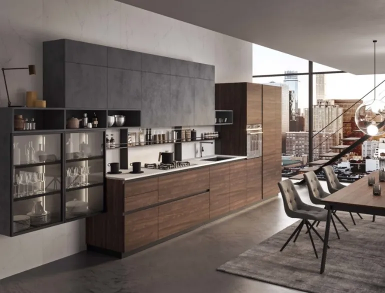 Cucina Moderna lineare Fly Evo 09 di Ar-Tre