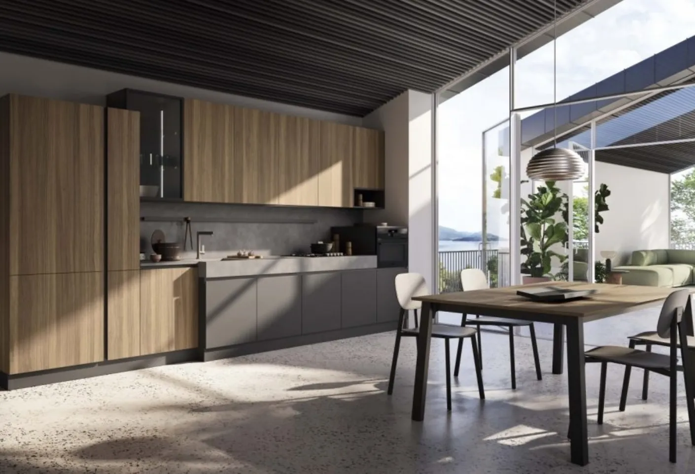 Cucina Moderna lineare Updesign 03 di Ar-Tre