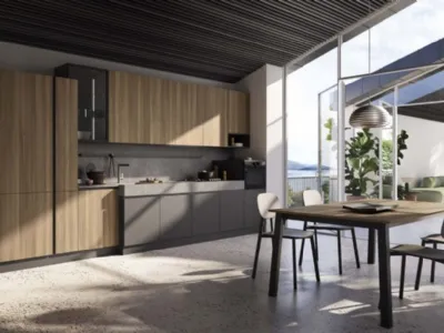 Cucina Moderna lineare Updesign 03 di Ar-Tre