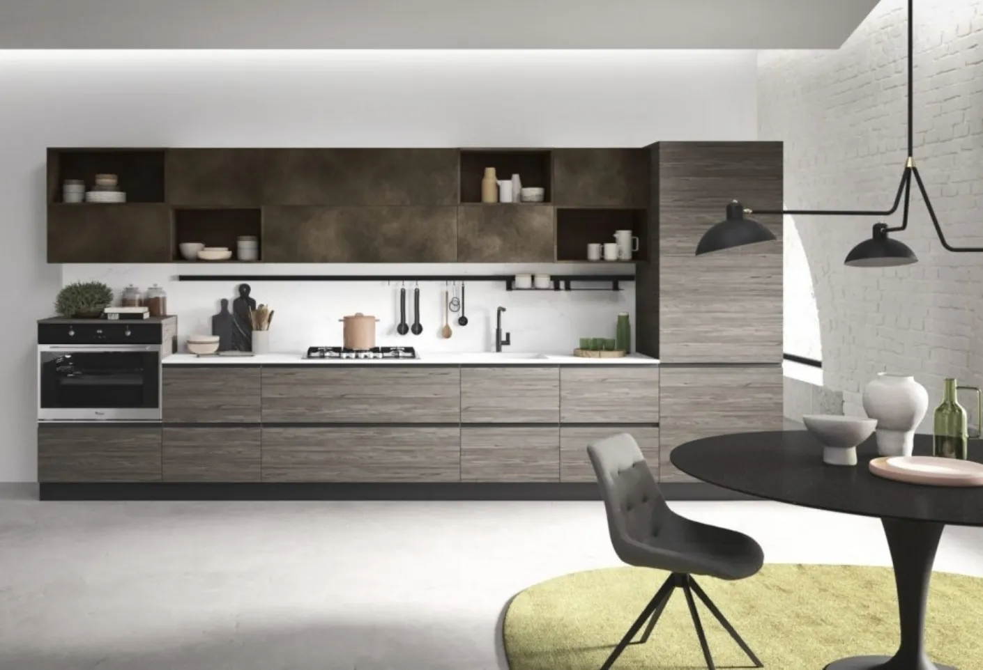 Cucina Moderna lineare Updesign 11 di Ar-Tre