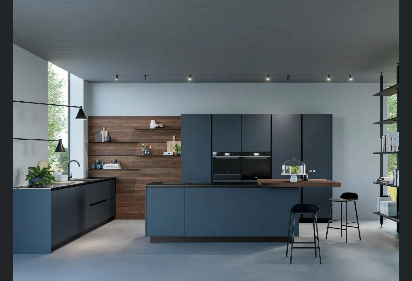 Cucina Moderna D20 Blu Notte di Doimo Cucine