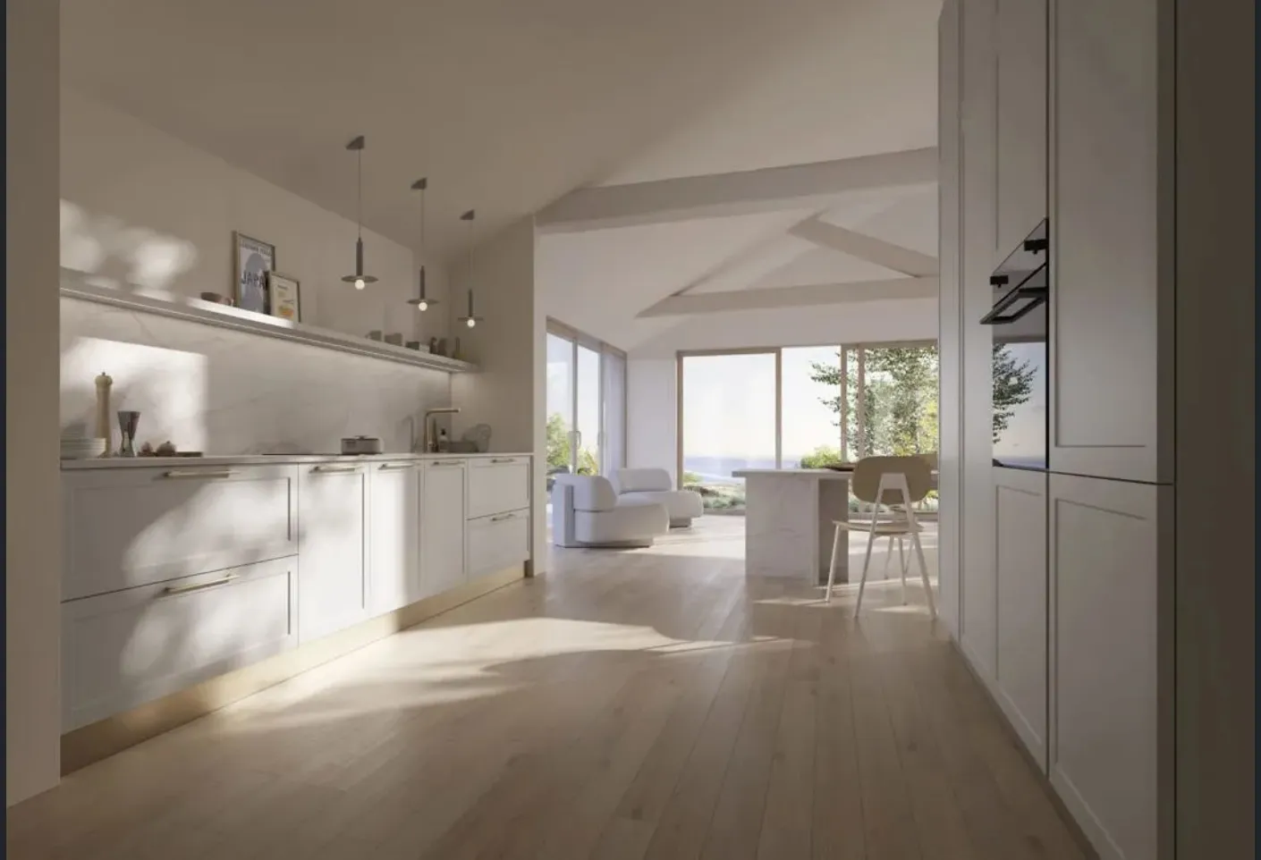 Cucina Moderna lineare Elite 01 di Ar-Tre