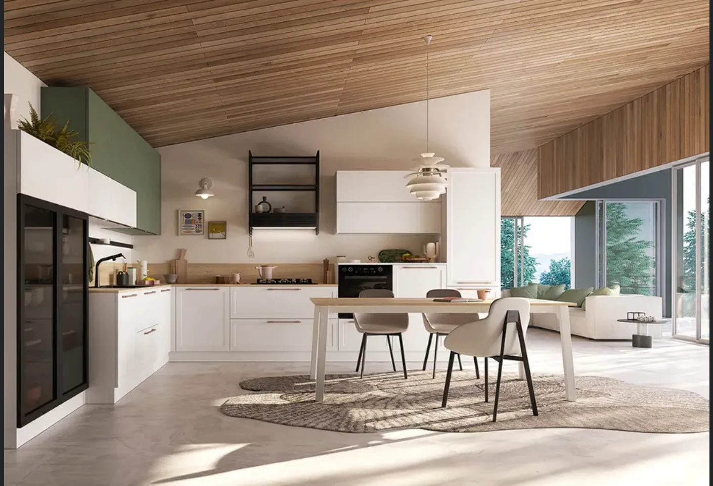 Cucina Moderna angolare Elite 04 di Ar-Tre