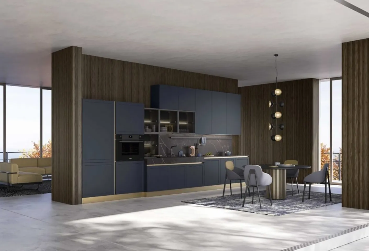 Cucina Moderna lineare Elite di Ar-Tre