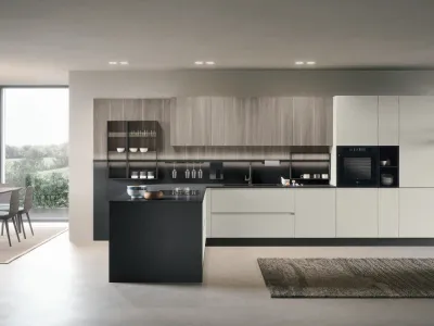 Cucina Moderna con penisola Joy 02 di Forma Cucine