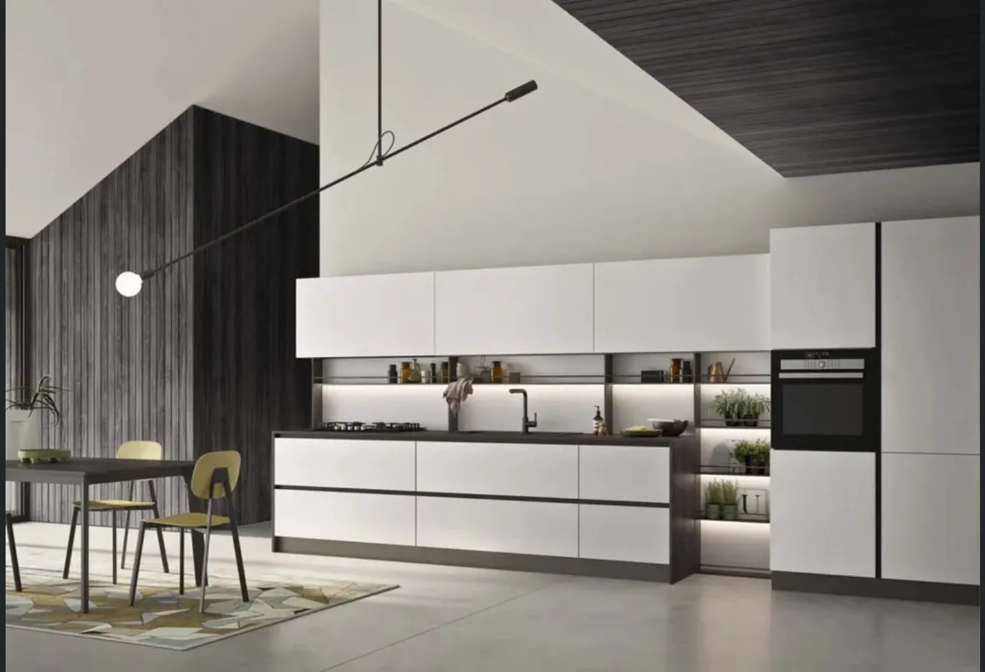 Cucina Moderna lineare Sky 01 di Ar-Tre