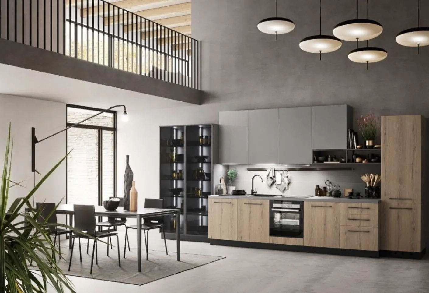 Cucina Moderna lineare Sky 06 di Ar-Tre