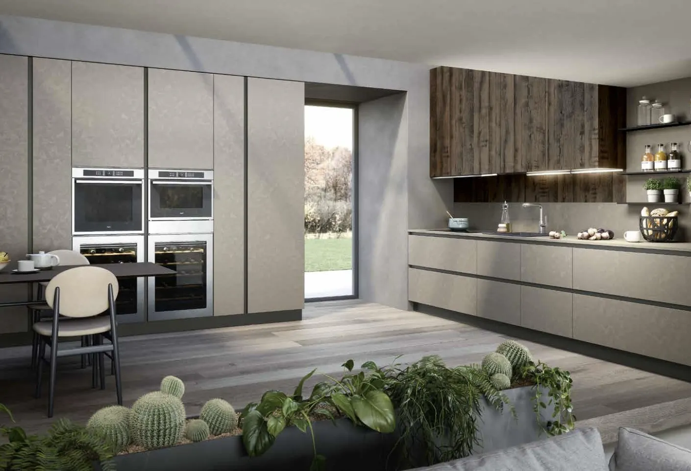 Cucina Moderna ad angolo Trend Grip Gola Home 02 di Forma Cucine