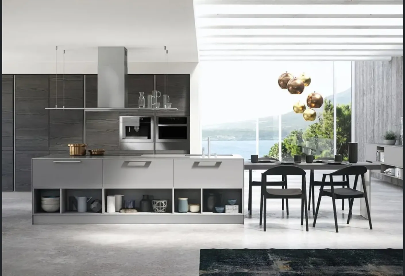 Cucina Moderna con isola Zoe Design 03 di Ar-Tre